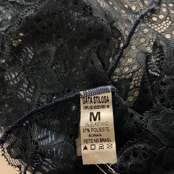 SEXY NAVY BLUE LINGERIE SET - Picture 5 of 5